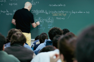 Foto Teston, ICAI, profesor, alumnos